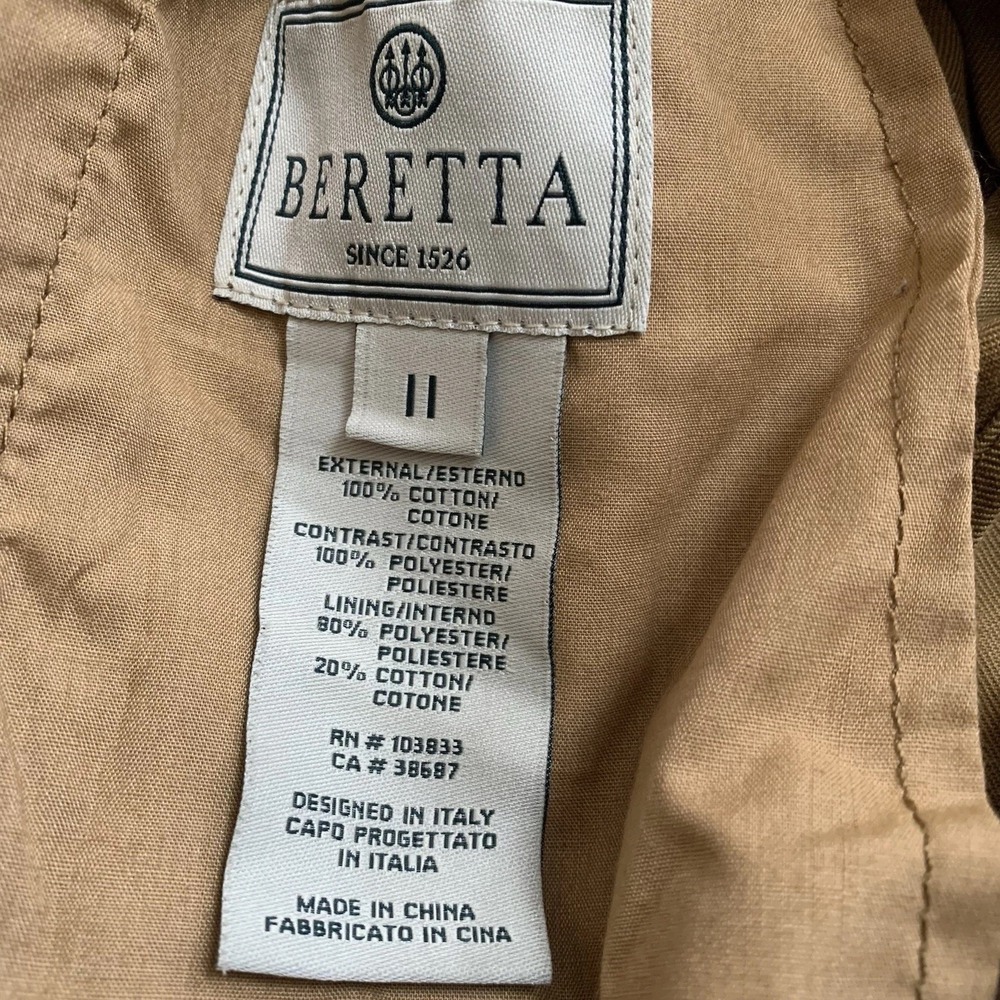 Beretta Chaps DESIGNED In Italy S/M Durable Lightweight Pockets has Waist Adjust - Picture 14 of 16